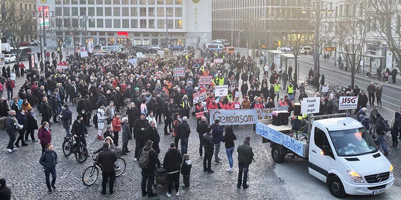 Montagsdemo am 21.3.2022